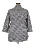 Foxcroft Polka Dots Gray 3/4 Sleeve Button-Down Shirt Size 18 - photo 2