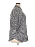 Foxcroft Polka Dots Gray 3/4 Sleeve Button-Down Shirt Size 18 - photo 4