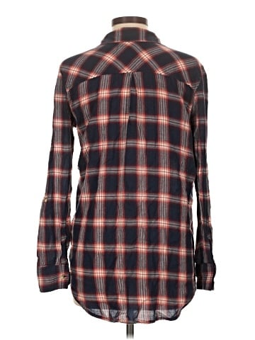 Girl Krazy Long Sleeve Button-Down Shirt (view 2)