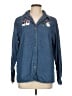 Holiday Editions Blue Long Sleeve Button-Down Shirt Size L - photo 1