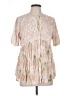 Akemi + Kin Pink Short Sleeve Blouse Size L - photo 1