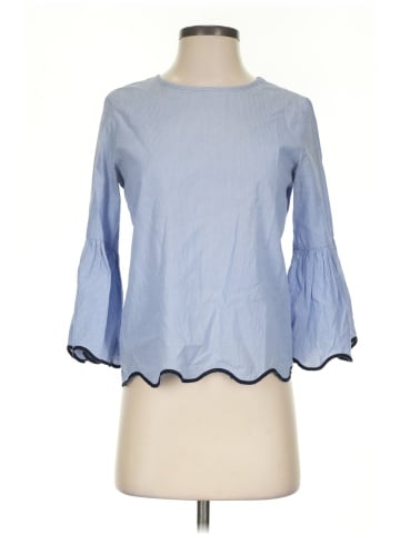 Zara Basic 3/4 Sleeve Blouse (view 1)
