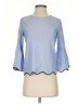 Zara Basic Blue 3/4 Sleeve Blouse Size XS - photo 1