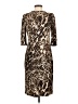 Dennis by Dennis Basso Animal Print Brown Cocktail Dress Size XXS - photo 2