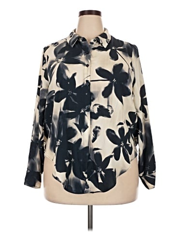 Simply Vera Vera Wang 3/4 Sleeve Blouse (view 1)