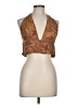Motel Brown Sleeveless Blouse Size L - photo 1