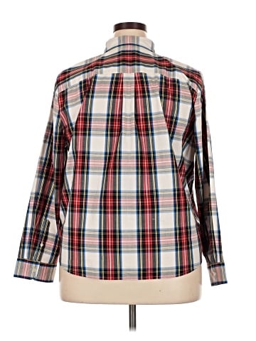 J.Crew Factory Store 3/4 Sleeve Button-Down Shirt (view 2)
