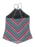 Venus Chevron-herringbone Teal Swimsuit Top Size 10 - photo 2