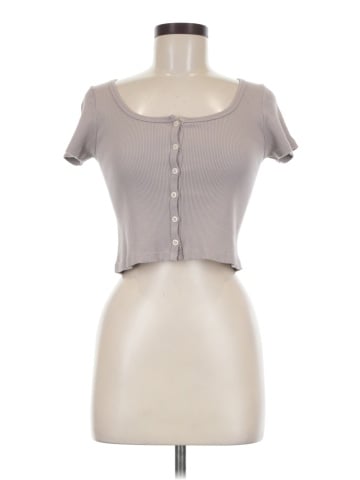 Brandy Melville Short Sleeve Henley (view 1)