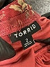 Torrid Paisley Burgundy Cocktail Dress Size 2X Plus (2) - photo 7