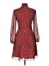 Boden 100% Polyester Print Red Cocktail Dress Size 6 - photo 2