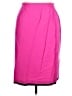 Carlisle 100% Silk Color Block Pink Silk Skirt Size 16 - photo 1