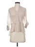 Koton 100% Polyethylene Ivory 3/4 Sleeve Blouse Size 2 - photo 1