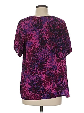 IZOD Short Sleeve Blouse (view 2)