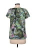 Talbots Paisley Green Short Sleeve Blouse Size 6 - photo 2