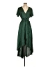 Missguided Green Cocktail Dress Size 2 - photo 1