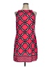 Crown & Ivy 100% Polyester Graphic Red Casual Dress Size XL - photo 1
