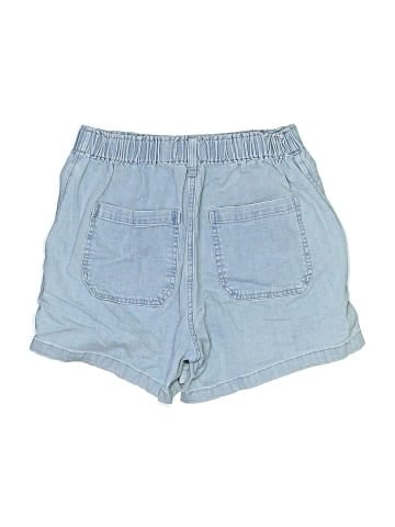 Cosmic Blue Love Denim Shorts (view 2)