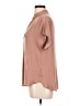 Naked Zebra 100% Polyester Tan Short Sleeve Blouse Size L - photo 5