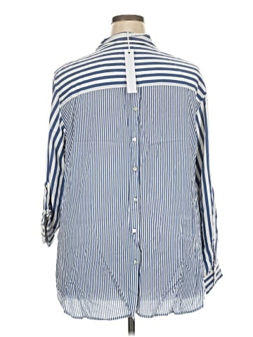 Jane and Delancey 3/4 Sleeve Button-Down Shirt (view 2)
