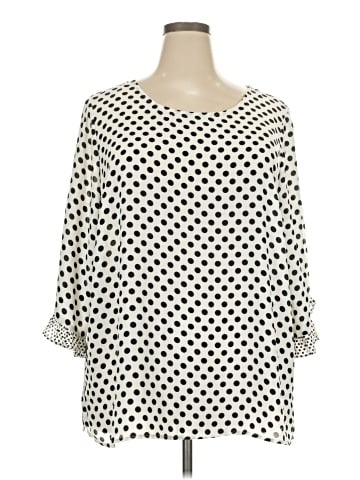 Rose + Olive 3/4 Sleeve Blouse (view 1)