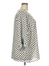 Rose + Olive 100% Polyester Polka Dots Ivory 3/4 Sleeve Blouse Size 2X - photo 4