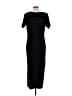 misook Solid Black Casual Dress Size M - photo 2