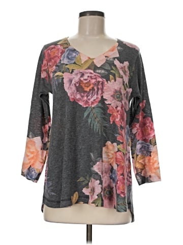 Soft Surroundings 3/4 Sleeve T-Shirt (view 1)