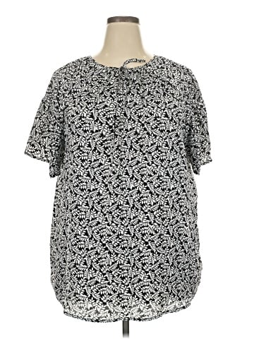 Croft & Barrow Short Sleeve Blouse (view 1)