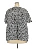 Croft & Barrow 100% Polyester Gray Short Sleeve Blouse Size 2X - photo 2