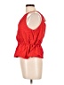 1.State 100% Cotton Red Sleeveless Blouse Size L - photo 5