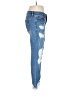 Express Jeans Hearts Blue Jeans Size 8 - photo 4