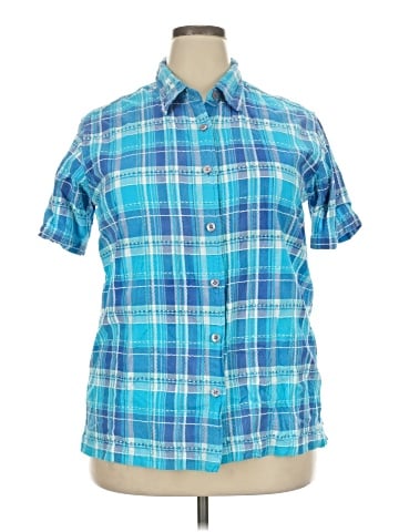 DressBarn Short Sleeve Button-Down Shirt (view 1)