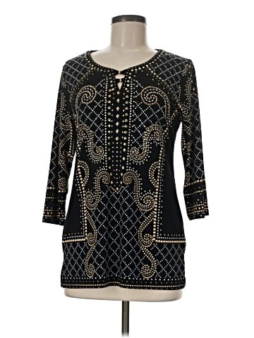 JM Collection 3/4 Sleeve Blouse (view 1)