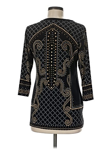 JM Collection 3/4 Sleeve Blouse (view 2)