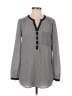 Japna Houndstooth Gray Long Sleeve Blouse Size M - photo 1