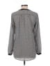 Japna Houndstooth Gray Long Sleeve Blouse Size M - photo 2