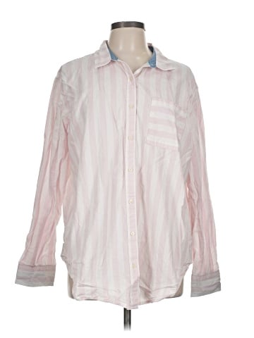 St. John's Bay Long Sleeve Button-Down Shirt (view 1)