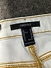 Forever 21 100% Cotton Hearts Silver Ivory Jeans Size 26 waist - photo 4