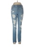 Hollister Hearts Blue Jeans Size 11L - photo 1