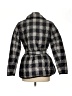 Talbots 100% Polyester Plaid Black Coat Size M - photo 2