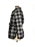 Talbots 100% Polyester Plaid Black Coat Size M - photo 5