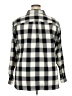 Talbots 100% Cotton Checkered-gingham Gray Long Sleeve Button-Down Shirt Size 2X - photo 2
