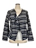 Lane Bryant Stripes Blue Blazer Size 20 - photo 1