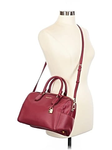MICHAEL Michael Kors Leather Satchel (view 2)
