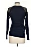 Old Navy - Maternity 100% Rayon Blue Long Sleeve Top Size Sm Maternity - photo 2