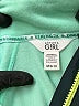 Athleta Girl 100% Polyester Color Block Green Track Jacket Size 8 - 10 - photo 3