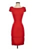 Diane von Furstenberg Hearts Red Cocktail Dress Size 2 - photo 1
