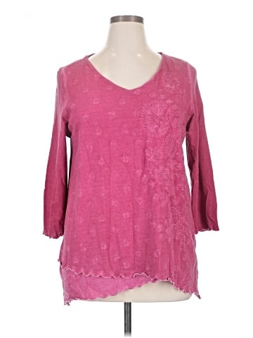 Soft Surroundings 3/4 Sleeve T-Shirt (view 1)