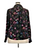 Nicole Miller 100% Polyester Floral Black Long Sleeve Blouse Size XXL - photo 2